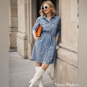 Gap Chambray Shirt Dress – XS (Fits ~XS/S)
AI Assisted